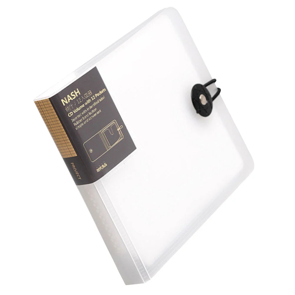 12 Capacity CD Bag Capacidad Portable Pocketbooks Cases Organizer Bags for Traveling DVD Disc Storage Binder