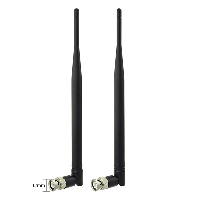 50 قطعة هوائي استقبال الميكروفون اللاسلكي UHF 400 ميجا هرتز-960 ميجا هرتز BNC ذكر المطاط هوائي لراديو لحم الخنزير ونظام الميكروفون اللاسلكي