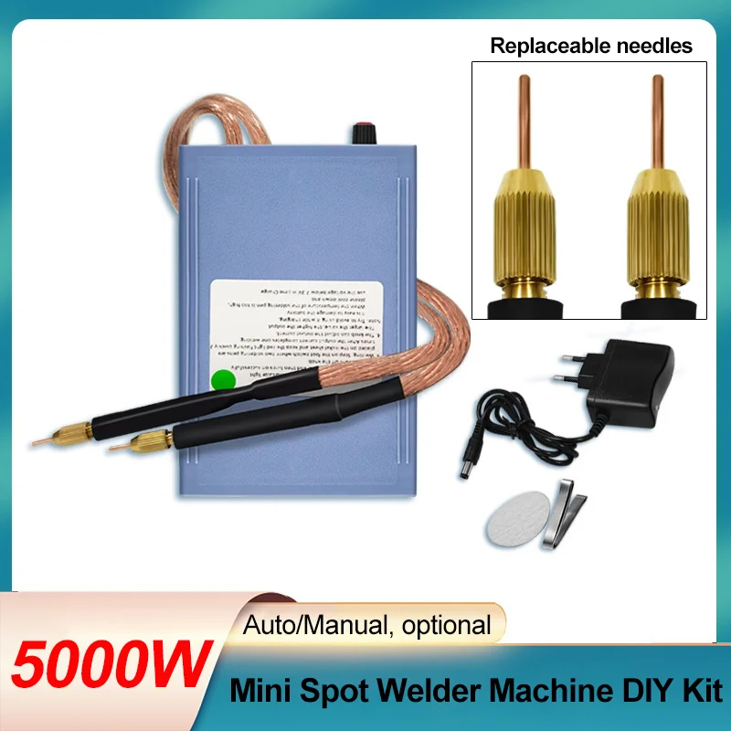 

High Power 5000W Mini Spot Welder Machine DIY Kit 18650 Battery Pack Welding Tools Portable Welding Pen 0.15MM Nickel Strip