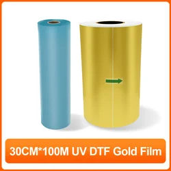 A3 UV DTF Film UV Sticker Magic UV DTF Film for UV DTF Flatbed Printer UV Transfer Film For Glass Metal Acrylic Wood UV DTF Film