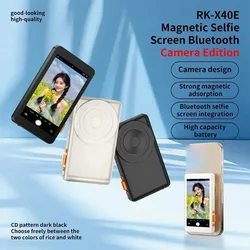 Smartphone Magnetic Monitor Screen Camera Exterior Phone Rear Camera Selfie For Vlog Live Stream Video Vlog For Android iPhone