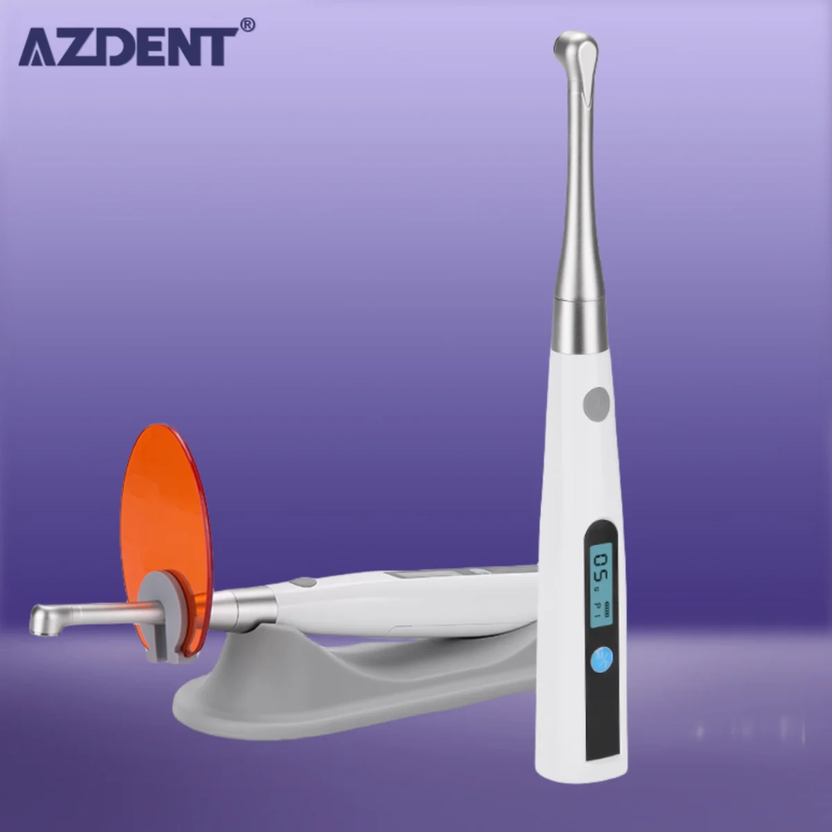 AZDENT Dental Curing Light Cure Lamp Cordless Metal Head LED 1S 3 Modes 800-1400mw/cm² Dentistry Equipmentntal Curing Light