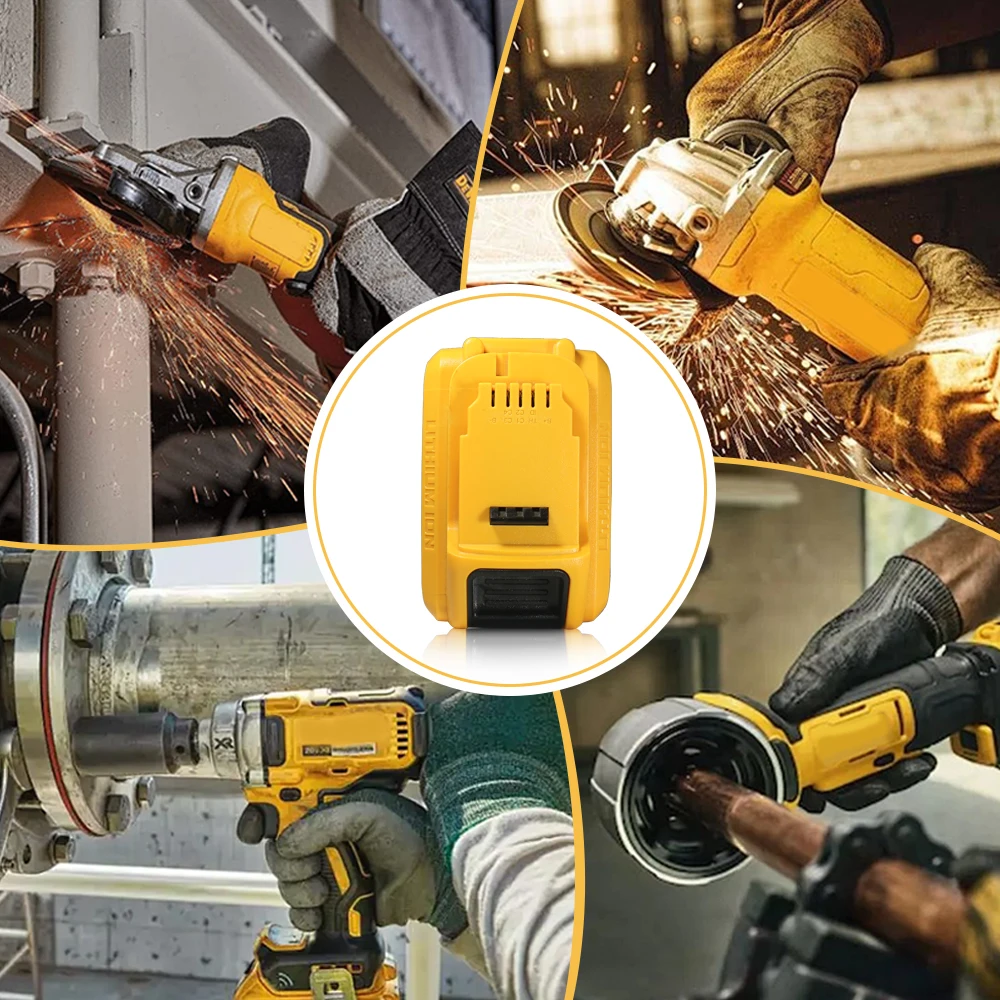 

For Dewalt 20V 10Ah 6Ah 9Ah 21700 Lithium-Ion Battery DCB200 DCB206 DCB200 DCB205 DCF845 DCF850 DCF892 DCF911 Power Tools