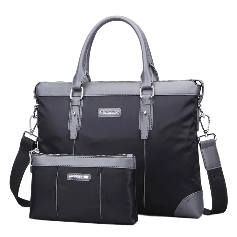 

FEGER Oxford Men Bag Business Briefcase Handbag Shoulder Bag Daily Use Laptop Bag Business Crossbody Bag