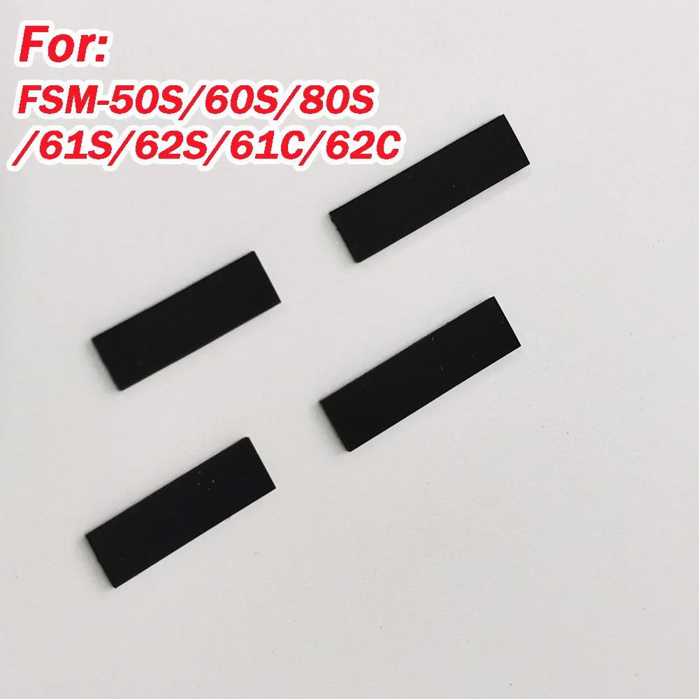 

4pcs/set FSM-60S 60R 22S FSM-70S FSM-80S 62S 19S 12S 70R Fiber Fusion Splicer Gasket Fiber Holder Rubber Pad / Pressure Pads