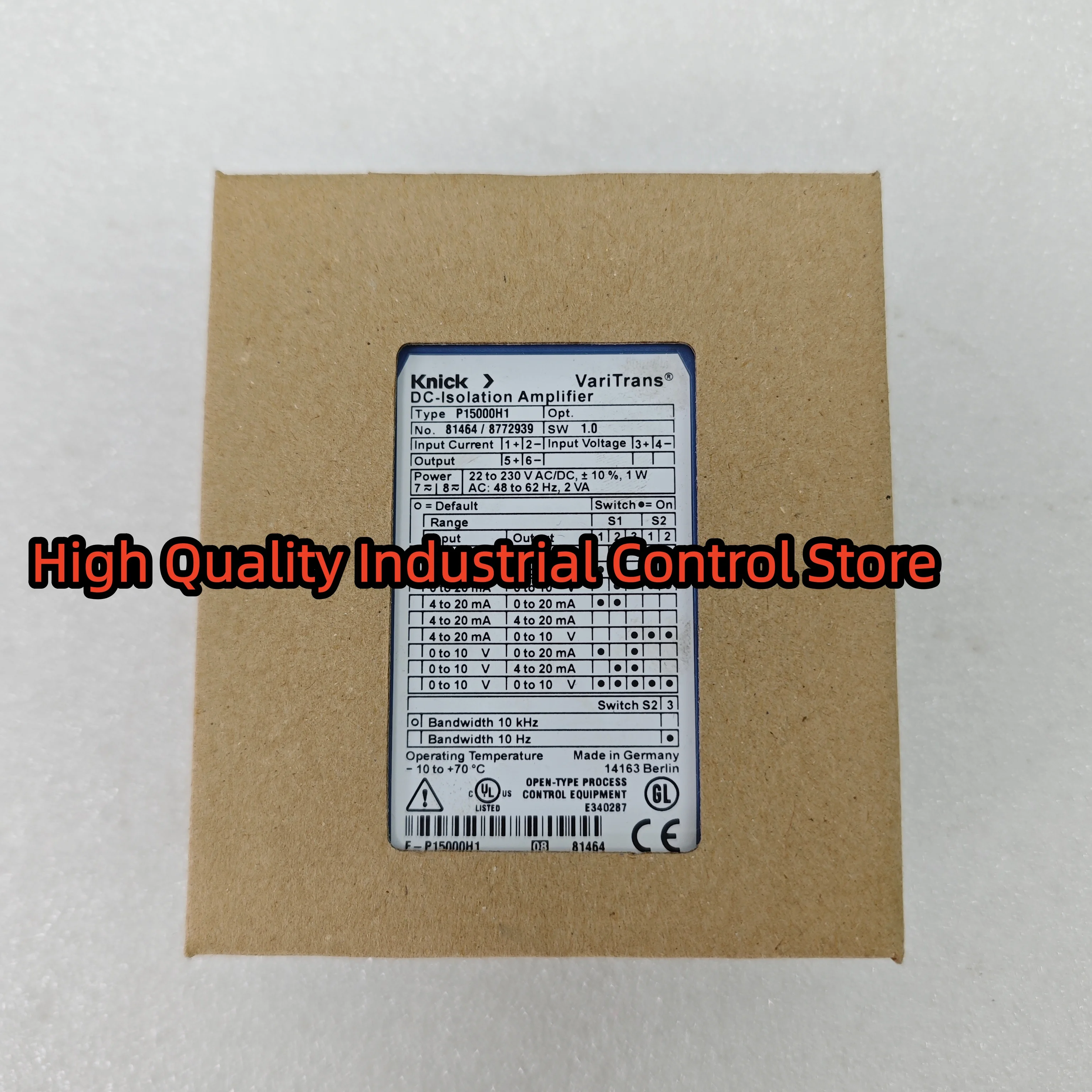 

P15000H1 new in box isolation amplifier