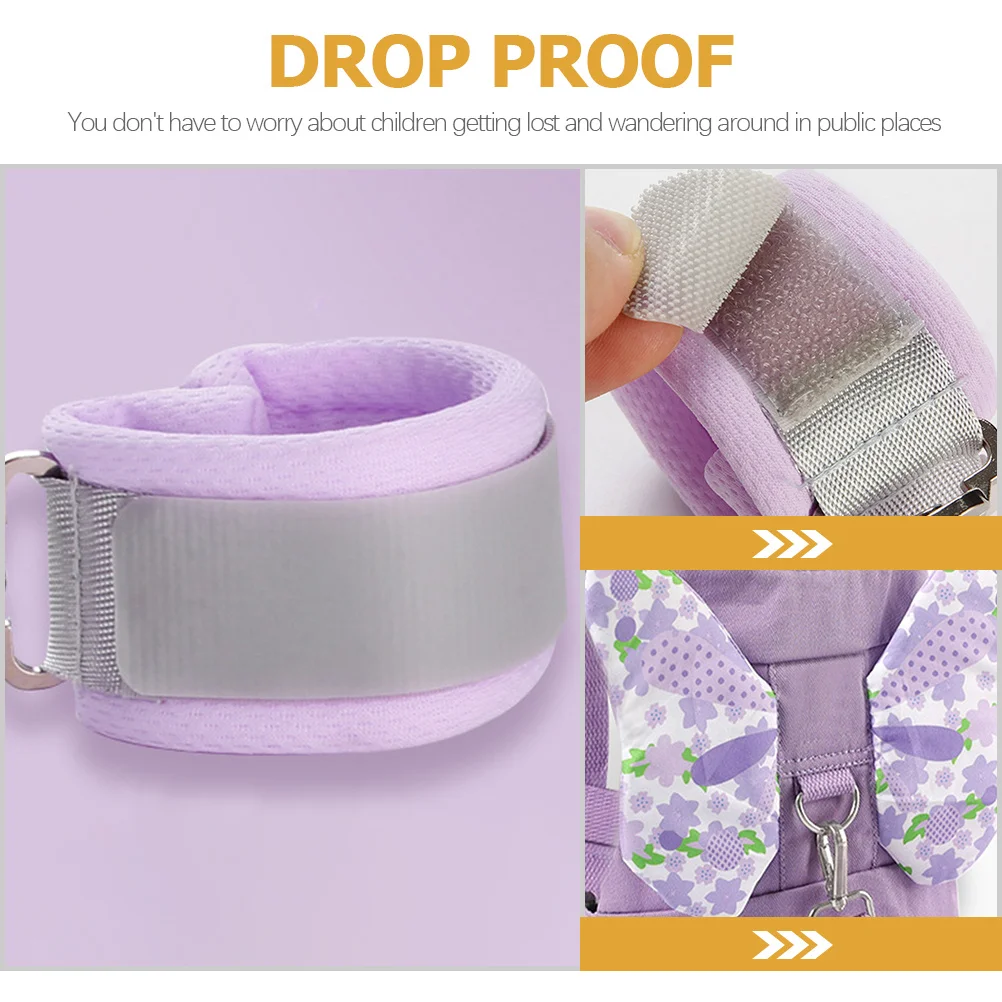 

1Set Anti Lost Wrist Link Skin Friendly Toddler Leash for Shopping Mall Wrist Strap Baby Safety Harness