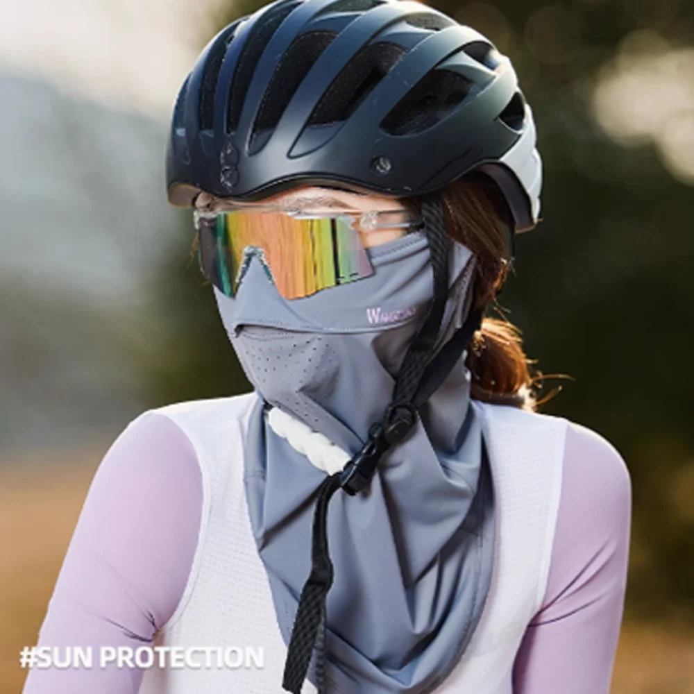 

Ear Hanging Sunscreen Face Mask Shading Breathable Riding Mask Thin Elastic Sun Protection Face Towel Riding