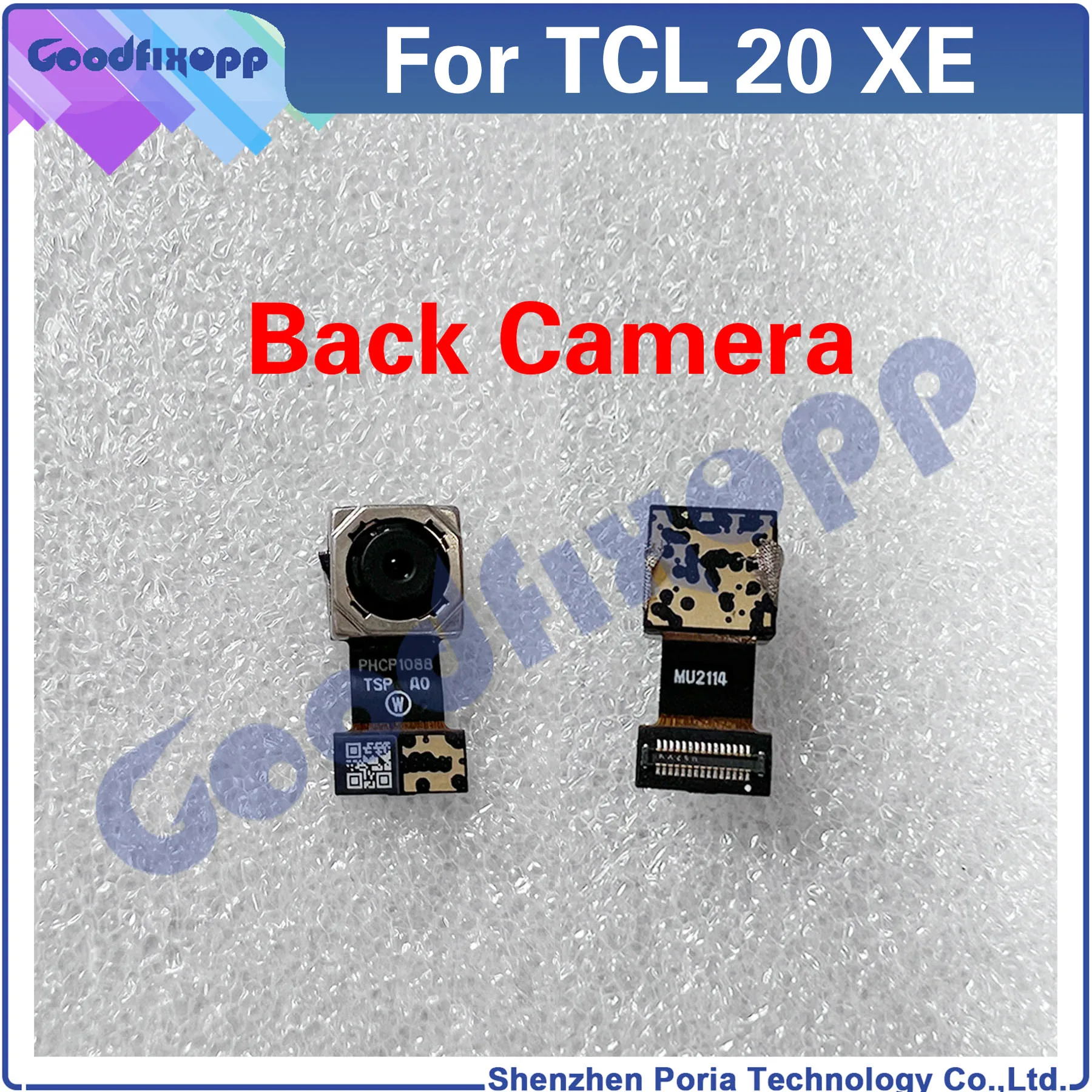 وحدات الكاميرا الخلفية الكبيرة ، الكاميرا الأمامية الصغيرة لـ TCL 20 XE 5087Z 5087 20XE ، استبدال قطع الغيار #2