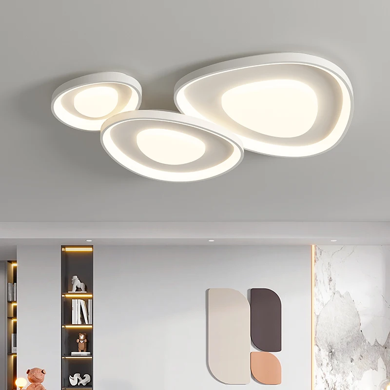 

Nordic White Creative LED Ceiling Chandelier Whole House Light Combination For Aisle Hotel Foyer Office Cloakroom Bedroom Lustre