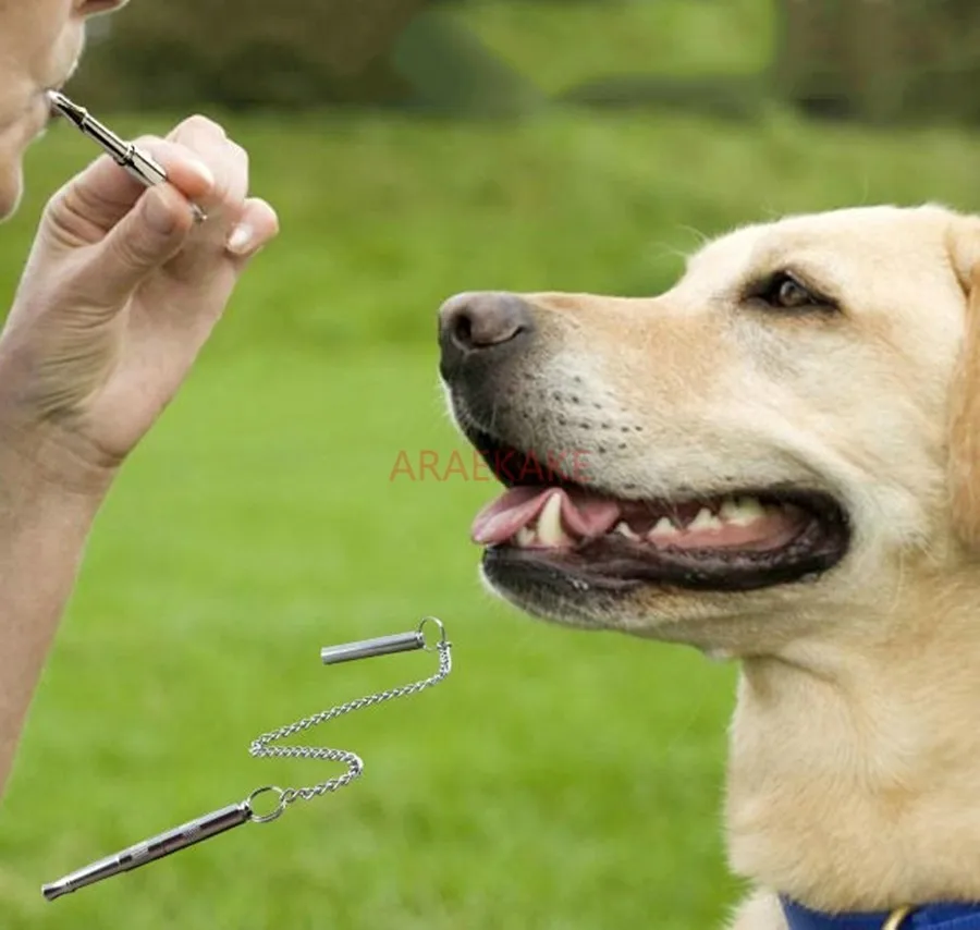 Dog whistle with high volume and high frequency. Dog training whistle adjustable. Training dog whistle