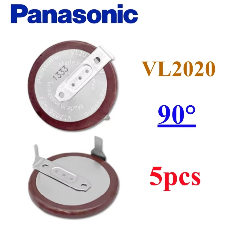 VL2020 Original Panasonic 2020 rechargeable battery battery With Legs 90 degrees  For BMW Car Key Remote Button Coin Cell