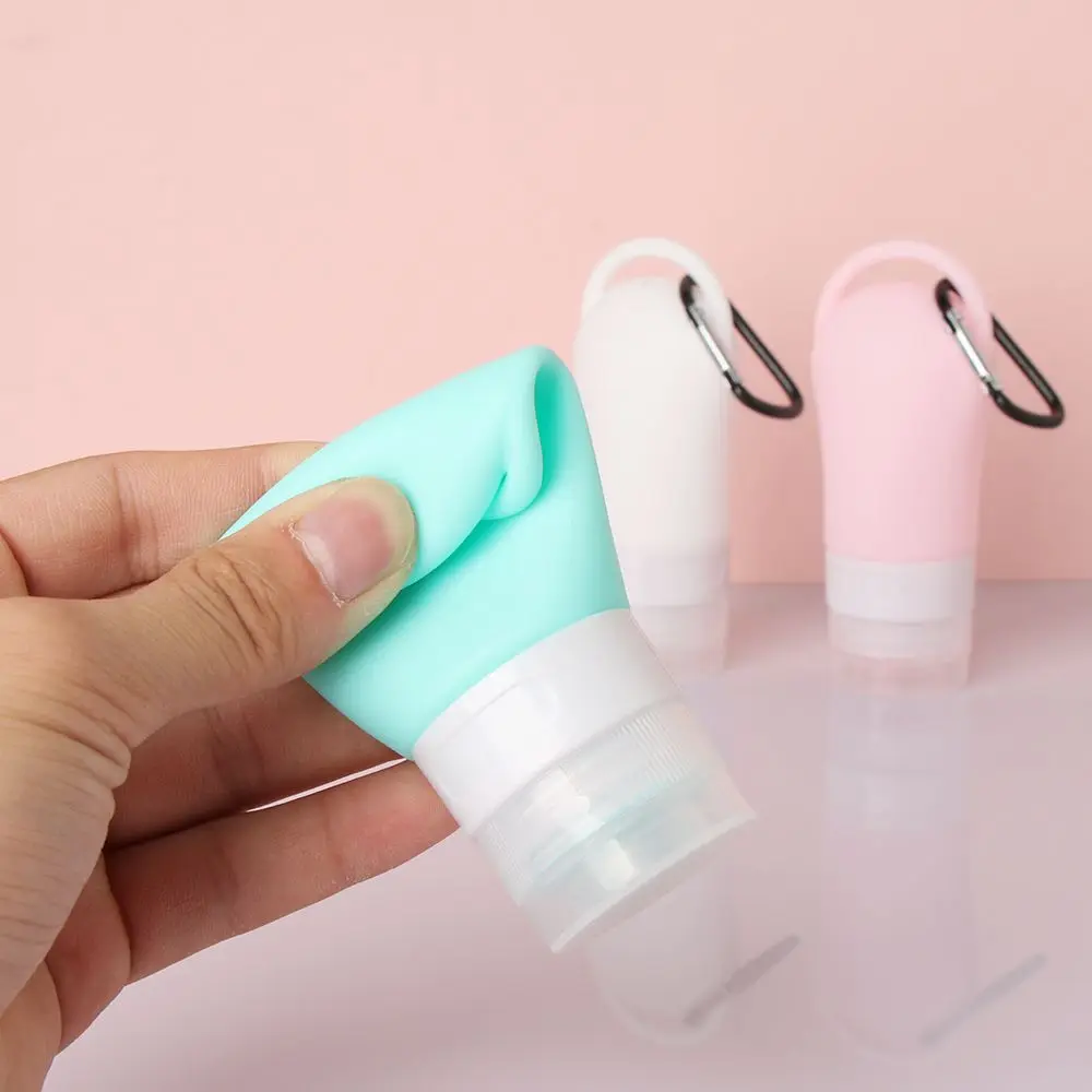 Shampoo Portable Refillable Squeeze Container Empty Bottles Hook Silicone  Bottle Sub-bottling Tube