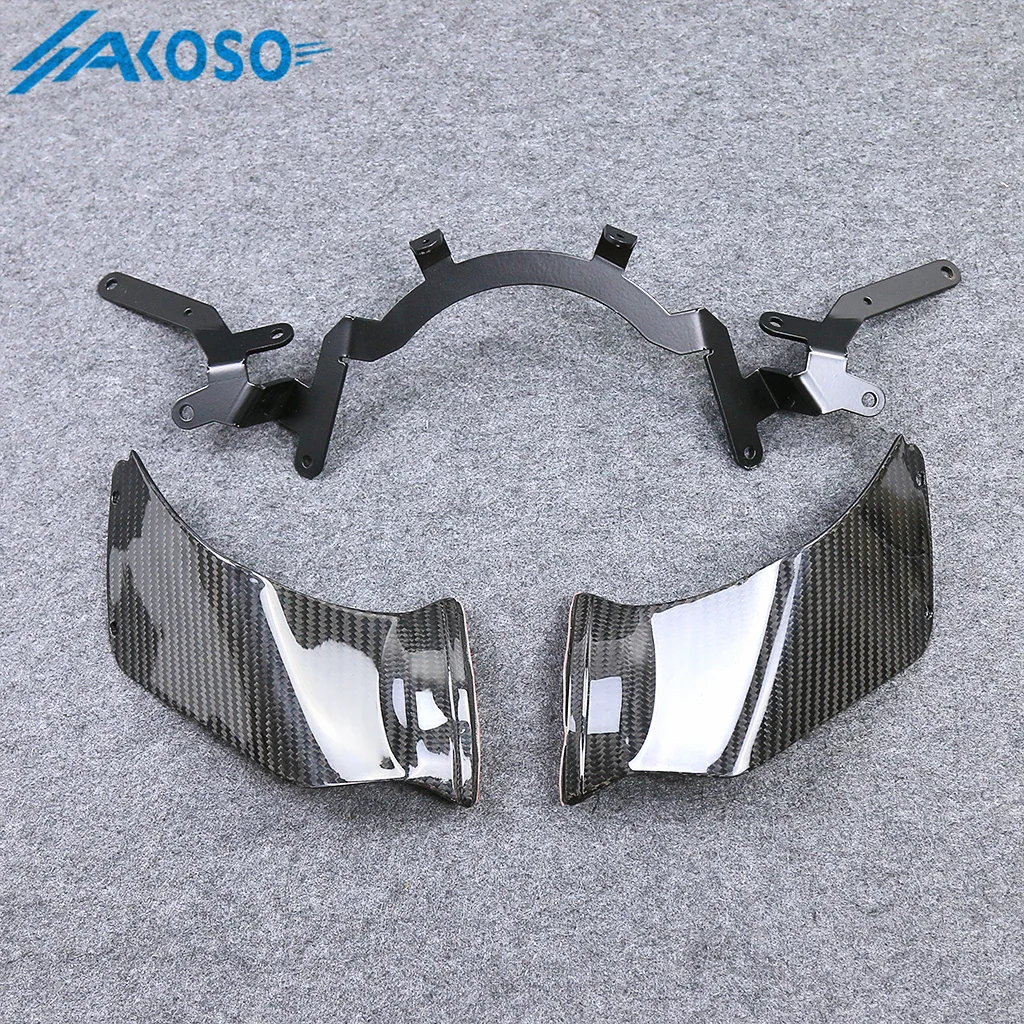 Carbon Fiber Motorcycle Fairing Air Deflector Aerodynamic Spoiler Winglets For Honda CBR1000RR-R 2021-2026