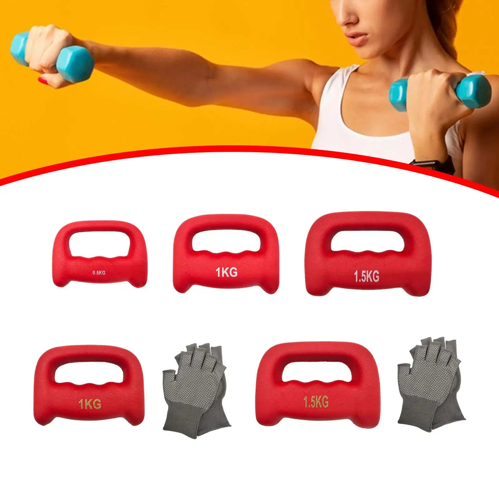 Boxing Dumbbell Men Women Training Equipment Grip Dumbbell Exercise Workout Dumbbell for Running Core Strength Aerobics Workout