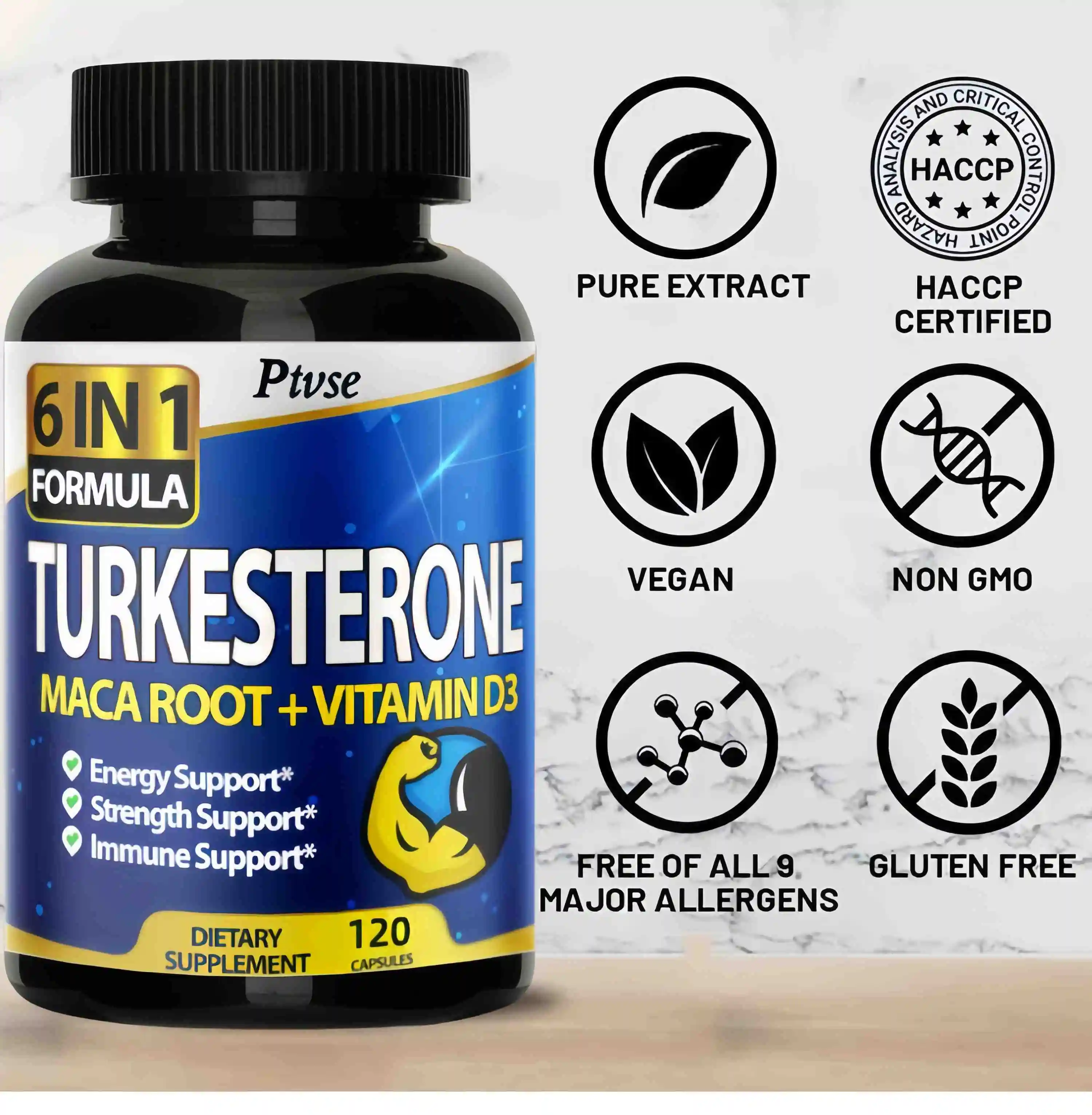 

Добавка Turkesterone-улучшает мужскую производительность, выносливость, мотивацию, фокус и мышечную массу-без ГМО и веганские капсулы