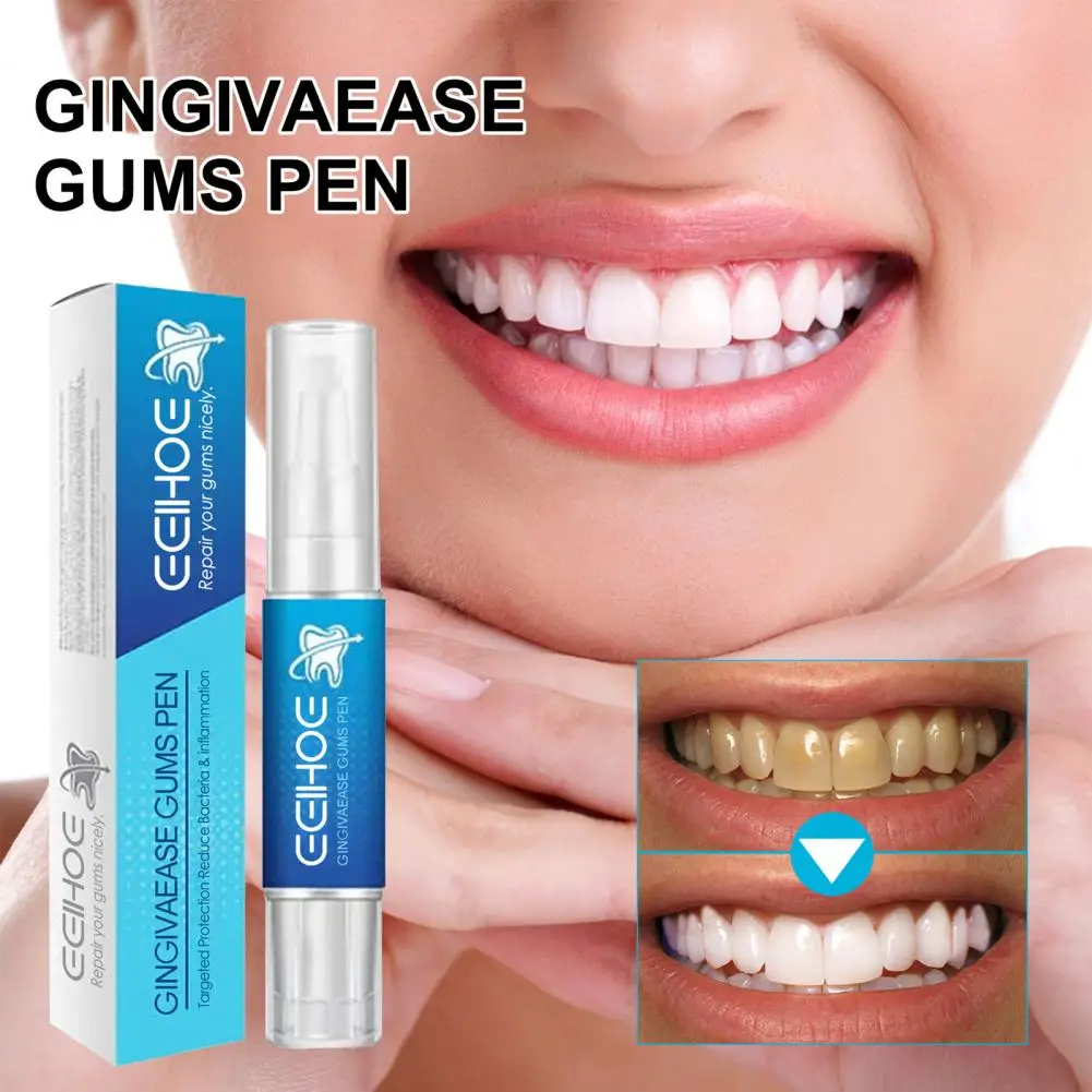 Gum Tissue Repair Teeth Whitening Pen Effective Teeth Whitening Pen with Aloe Vera Extract Stimulate Gum Regeneration Remove