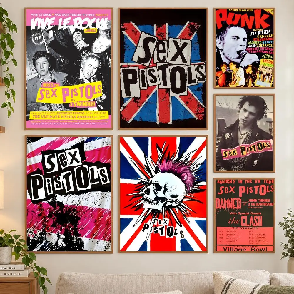 One Of The Influential Punk Band Poster HD art sticky wall waterproof home living room bedroom bar aesthetic decoration