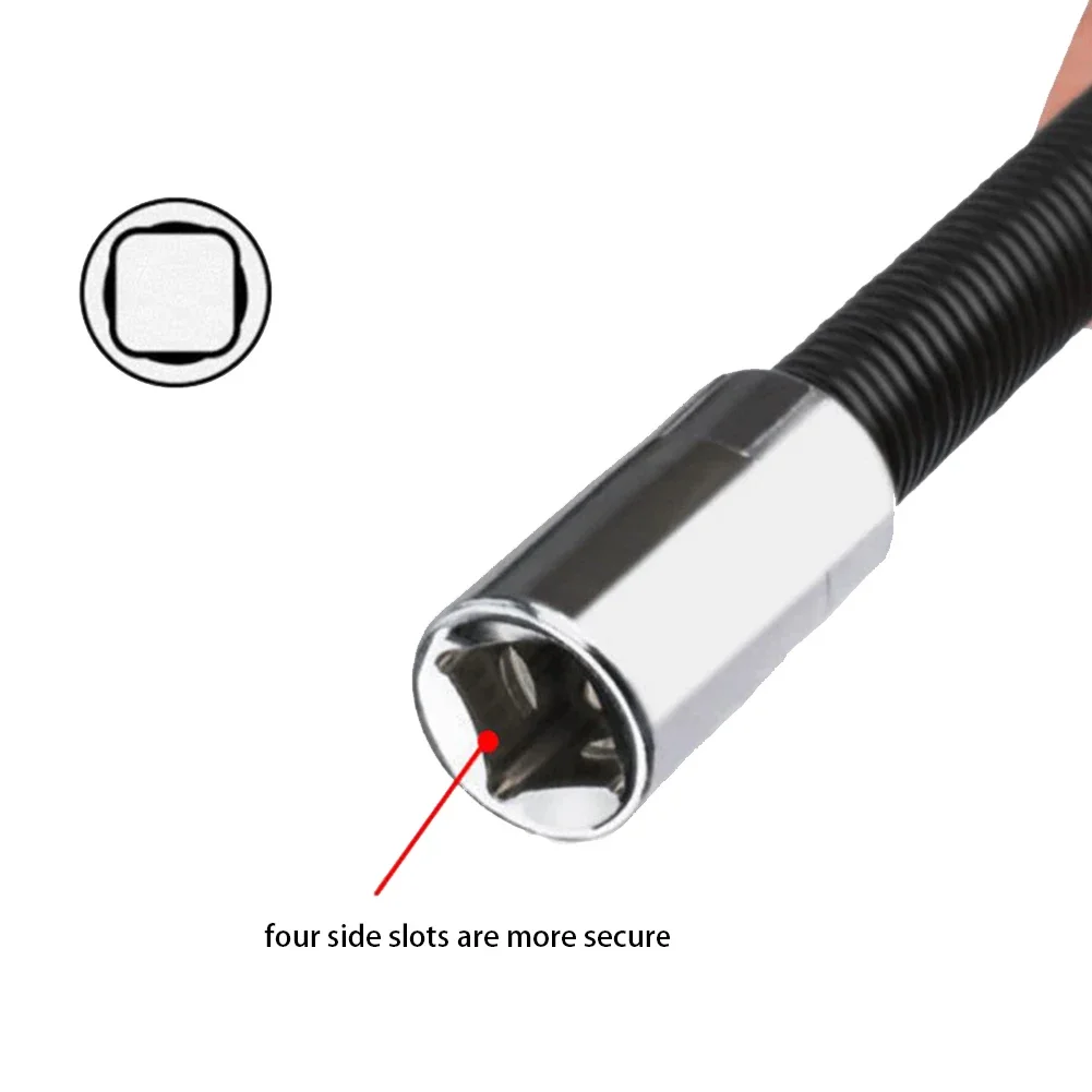 

High Quality Extension Rod Drive Socket 1/4+1/2inch 2pcs 360° 45# Steel Adapter Hand Tools Home Replacement Set