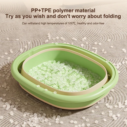 Imagen 2 del producto Cubo de baño de pies plegable para el hogar, bañera portátil para remojar los pies, masaje, lavado de pies, Cubo de salud de ocio, lavabo para baño de pies, 1 Uds.