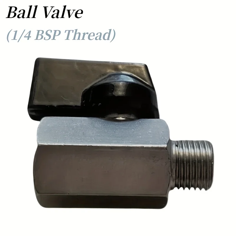 공기 압축기 및 기타 기계용 1pc 1/4 내부 스레드 볼 밸브, 펌프 및 워터 펌프용, 두꺼운 내구성
