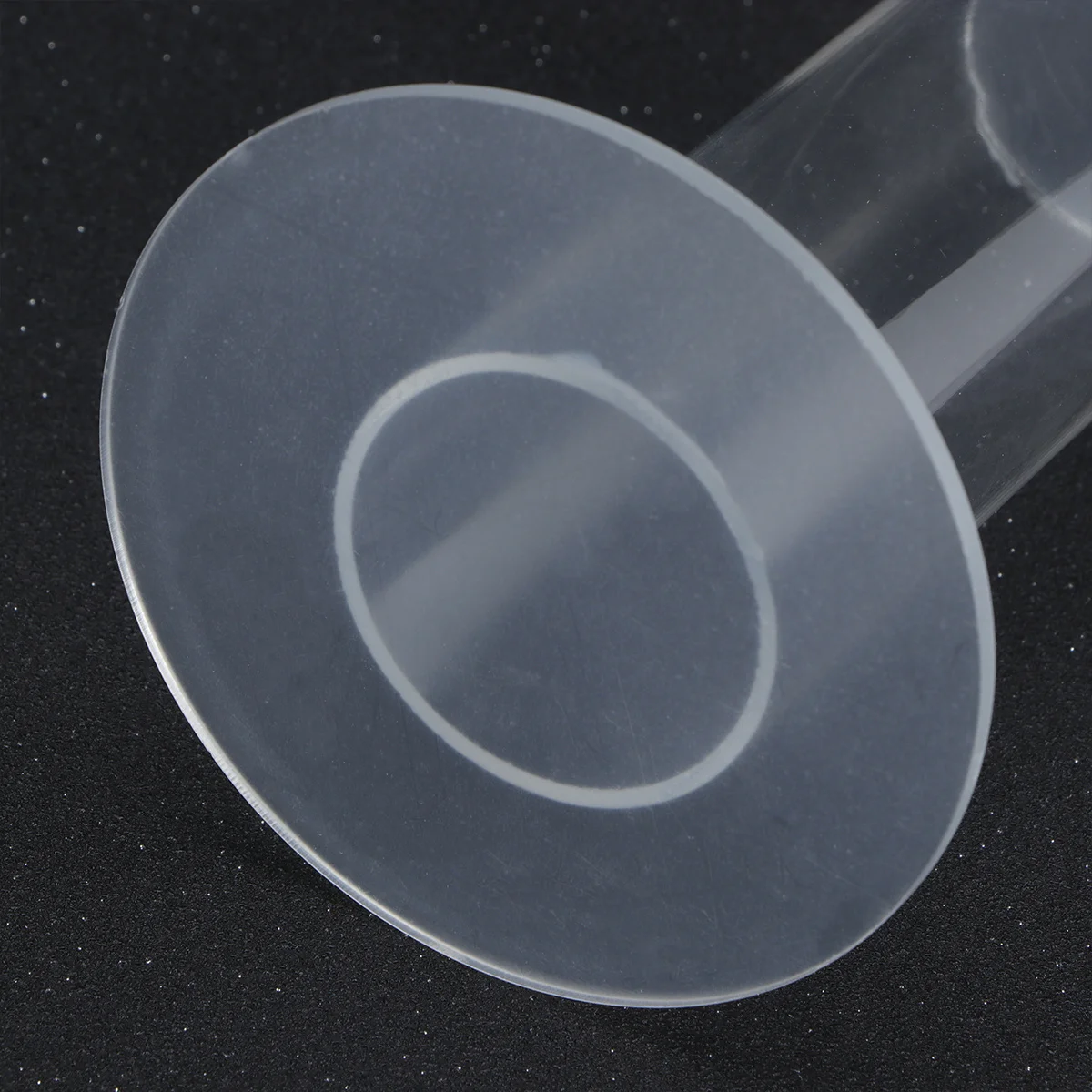 Cylinder Shape Hair Ties Holder Transparent 16cm Jewelry Bracelet Organizer Display Stand Elegant Tabletop Decoration Reusable