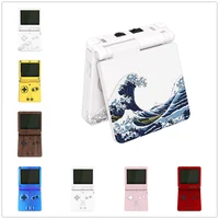 eXtremeRate IPS Ready Carcasa de repuesto personalizada mejorada para Gameboy Advance SP GBA SP para IPS y LCD estándar - Negro