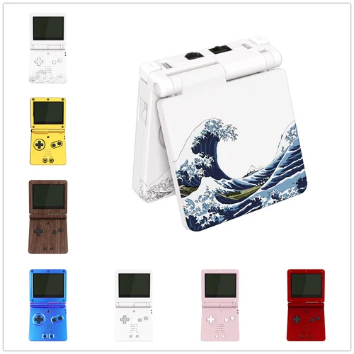 Imagen 1 del producto eXtremeRate IPS Ready Carcasa de repuesto personalizada mejorada para Gameboy Advance SP GBA SP para IPS y LCD estándar - Negro