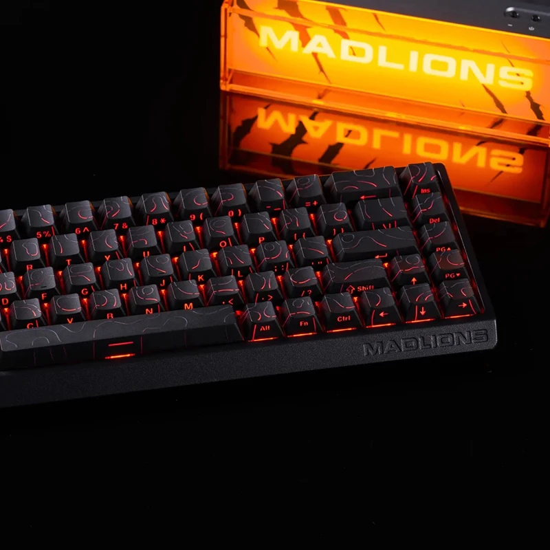 FGG New MADLIONS MAD60 MAD68 series Magnetic Switch Mechanical Keyboard Customized E-sport 0.04RT 8K Rate 0.125ms Latency PC image 6