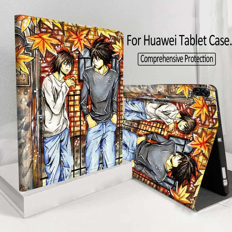

D-Deaths N-Notes Art For Huawei MatePad M5 T5 SE 11 Pro Honor Tab 5 V7 V8 X9 GT 10.1 10.8 Inch Tablet Case