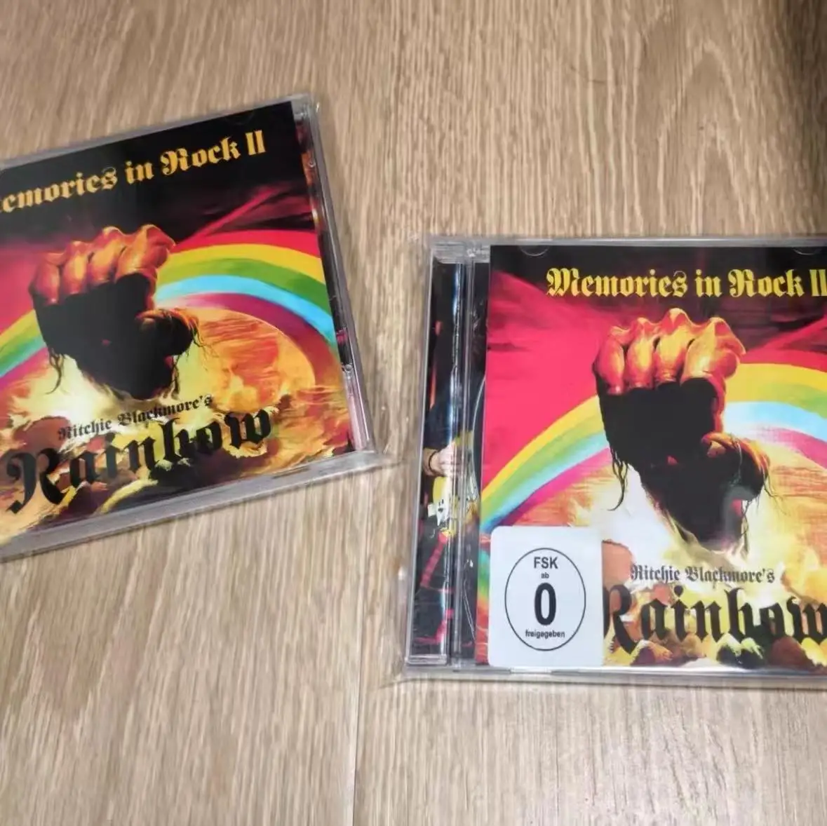クラシックレインボーミュージックcd-リッチー・ブラックモアのレインボーメモリーズアルバム-2枚組音楽レコード-1枚組dvd-ウォークマンカーステレオ用サウンドトラックボックス