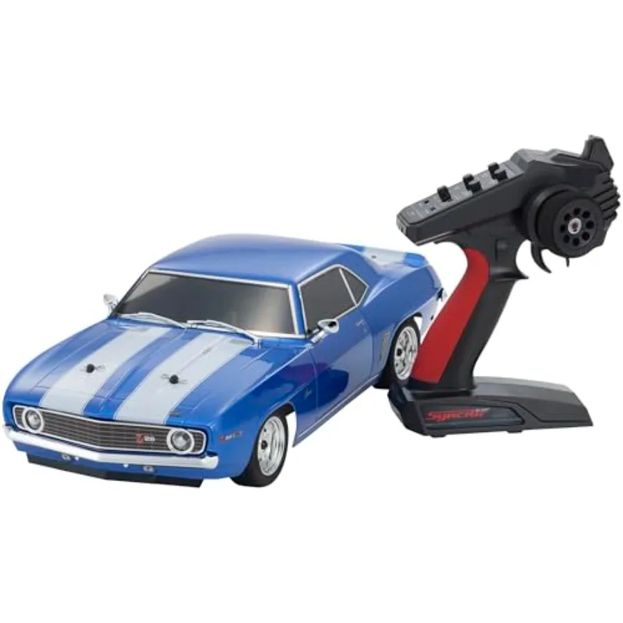 

Радиоуправляемая модель автомобиля Fazer MK2 Readyset 1969 Chevy Camaro Z/28 синего цвета, масштаб 1/10, из высококачественных материалов и с прочной отделкой для реалистичных гонок.