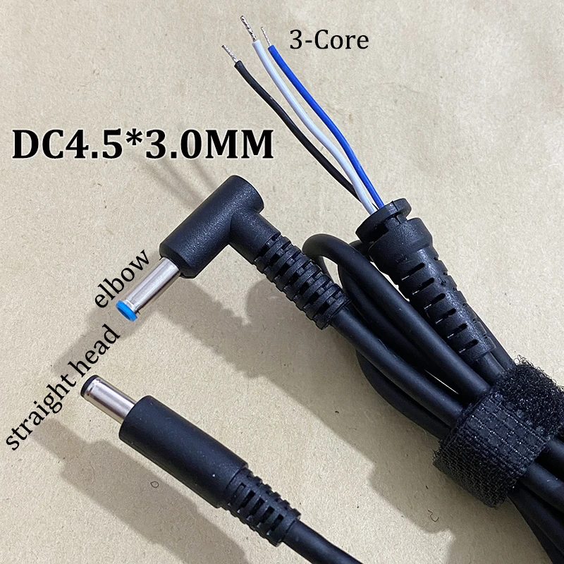 DC4.5x3.0mm & Type-C Laptop Power Cable Full Copper Magnetic Ring 1.2m/1.8m Repair Charging Wire Compatible with Dell HP Lenovo