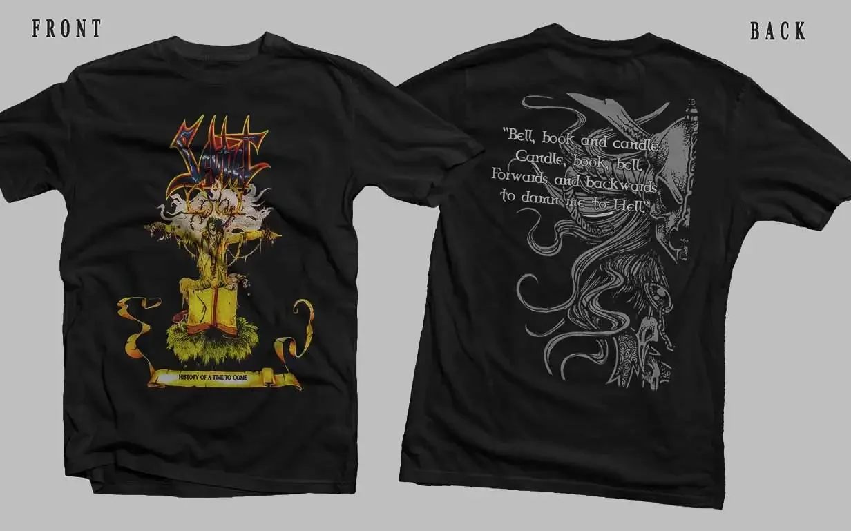 New DTG Printed T-shirt SABBAT History of a Time to Come