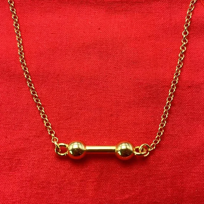 Women's Minimalist & Statement Gold/Silver Tone Necklace Bracelet Set