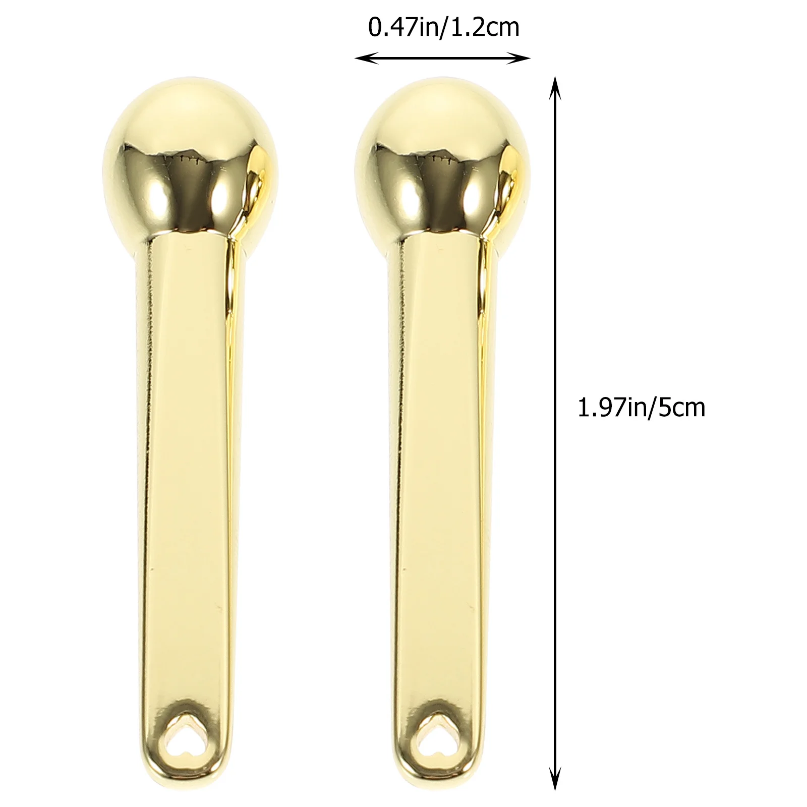 2pcs Eye Massager Tool Portable Facial Beauty Device With Removable Roller Ball For Cream Application Skin Tightening Convenient