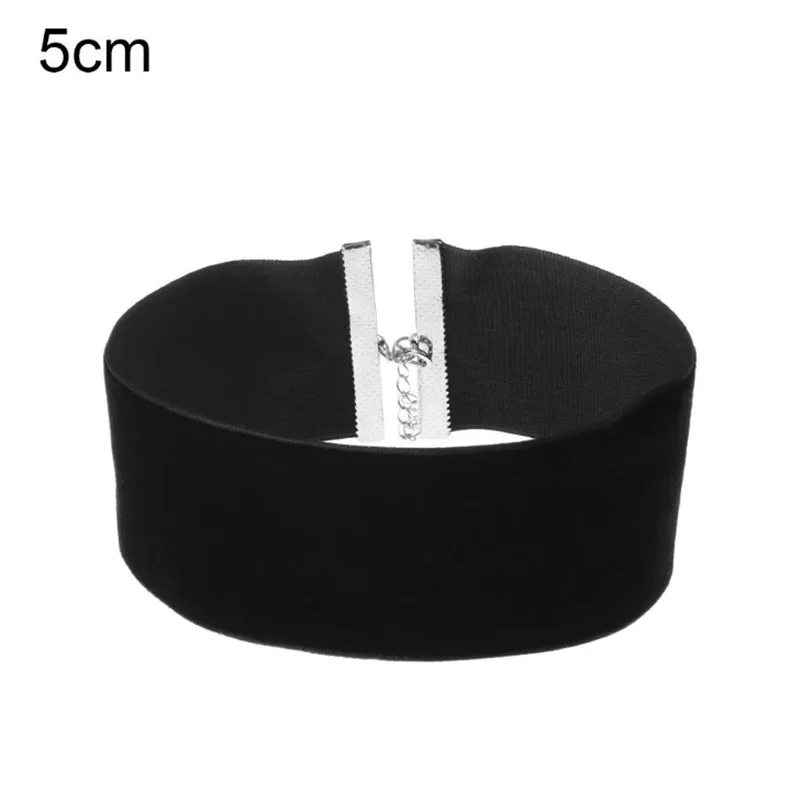 1Pc  Korean Kpop Girl  Vintage Clavicle Neck Accessoires DIY Punk Gothic Black Sexy Velvet Party Women Choker Necklaces Jewelry