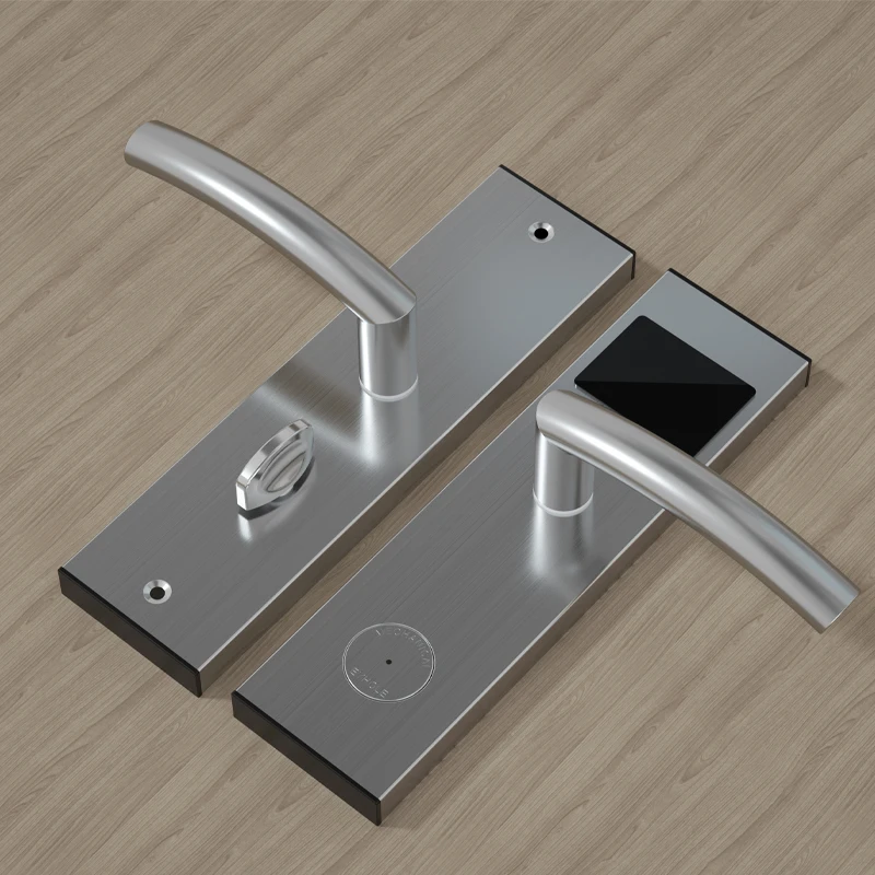 Stainless Steel Electronic RFID Card Smart Hotel Door Locks System