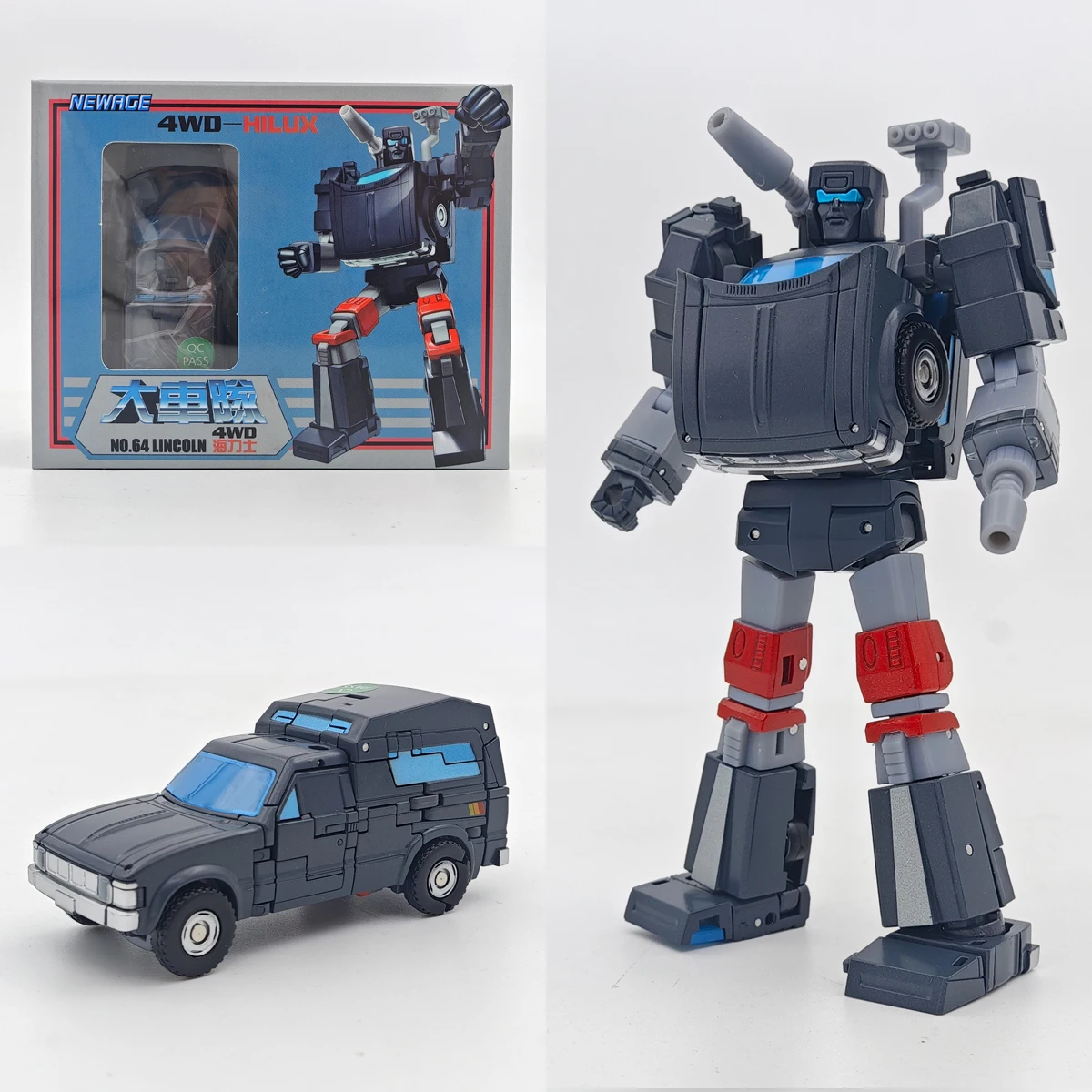 

NA H64 Lincoln Trailbreaker 10CM Pocket Size Newage Action Figure Model Toys Collection