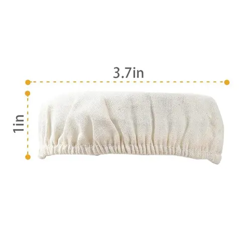 घर के रसोई घर के लिए खट्टे आटे के स्टार्टर जार का कपड़ा कवर, बिना ब्लीच किया हुआ, दोबारा इस्तेमाल होने वाला इलास्टिक कपड़ा ढक्कन, ऑर्गेनिक फ़ूड बाउल कवर 8 best sales जामन - №6