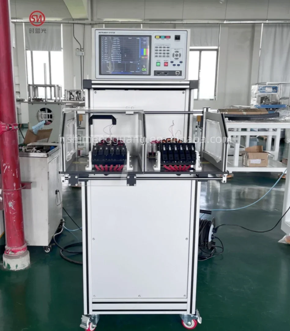 SMG automatic motor  two stations armature rotor testing machine for  rotor Multifunctional intelligent test