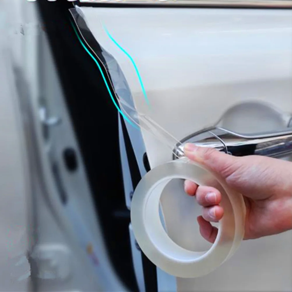 

4Pcs Acrylic Car Door Sill Protector Transparent Car Sticker Scratch Protection Auto Styling Accessories Auto Sticker