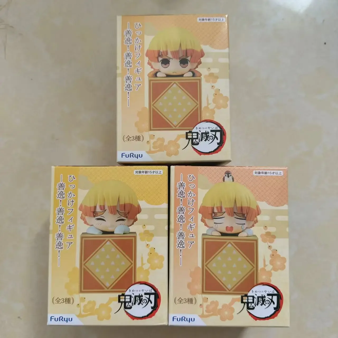 Figura de ação Kanroji Demon Slayer, Mitsuri Tomioka Giyuu, Rengoku Get Up Series, brinquedos genuínos modelo Q Version