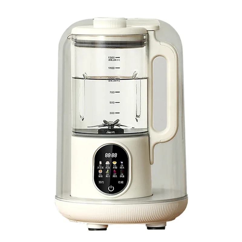 

Intelligent Touch Screen Soft Heating Wall-Breaking Elderly Soundproof Residue-Free Grinding Multi-Functional Soymilk Machine