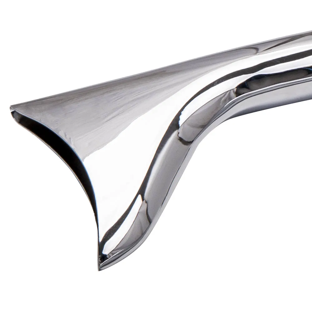 Chrome 36" Fishtail Exhaust Pipe Slip Ons for Harley Touring Road King 1995-2016