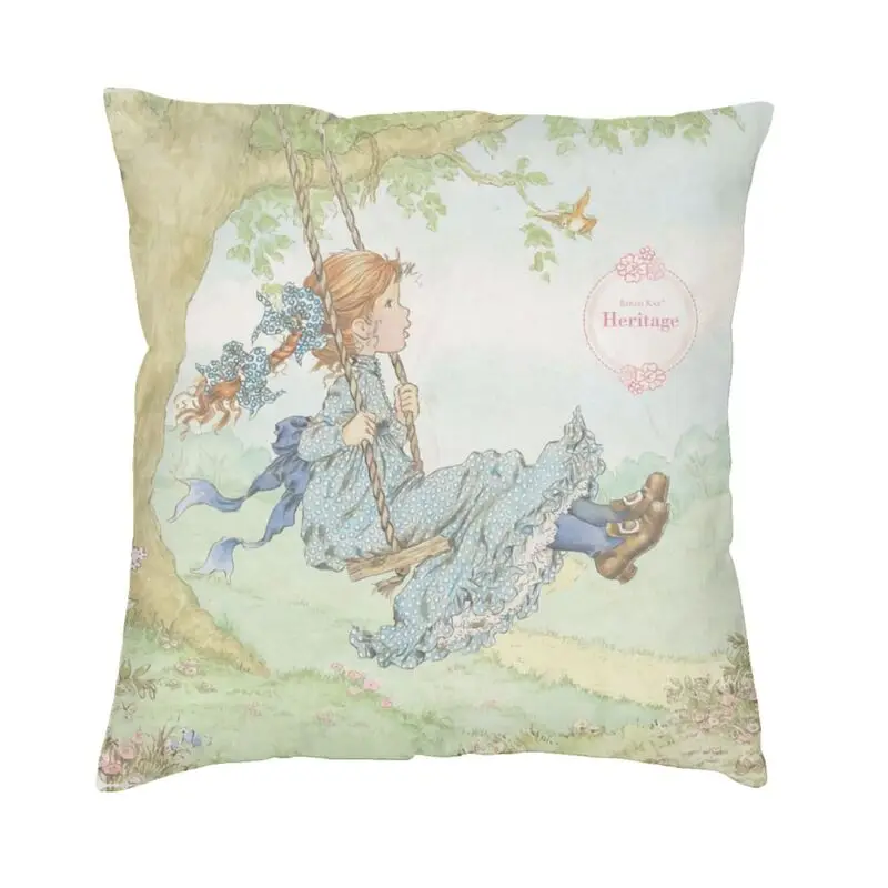 Personalized Sarah Kay Girl Cartoon Animation Throw Pillow Cover Home Decorative 3D Double Side Print Cushion Cover Living Room