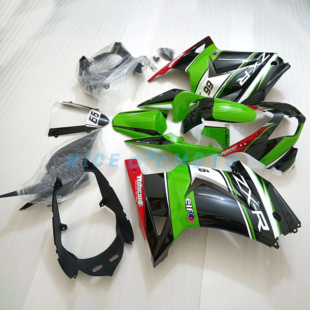 Fairing kit for Ninja 250R 08-14 EX250 2008 2014 Green Black Fairings set ZX250R 2009 2011 2010 2012 2013