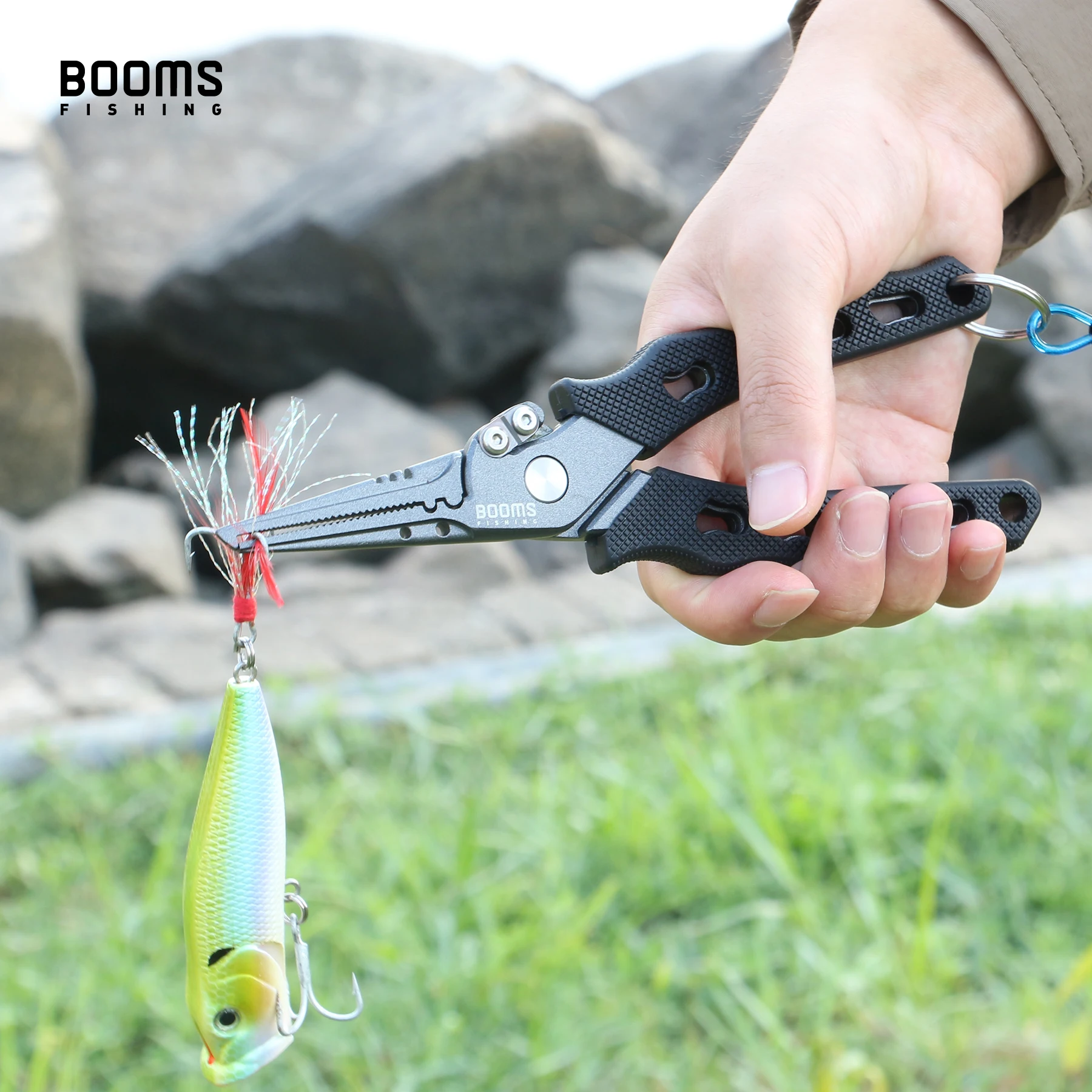 Booms Fishing F07 Edelstahl Fisch Angelzange Cut Split Zange – Detail 3