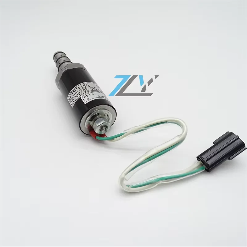 Acessórios YN35V00004F2 KDRDE5K-2030C da válvula solenóide reta do curso da máquina escavadora SG200-2-5 KDRDE5K-2030C12A-101