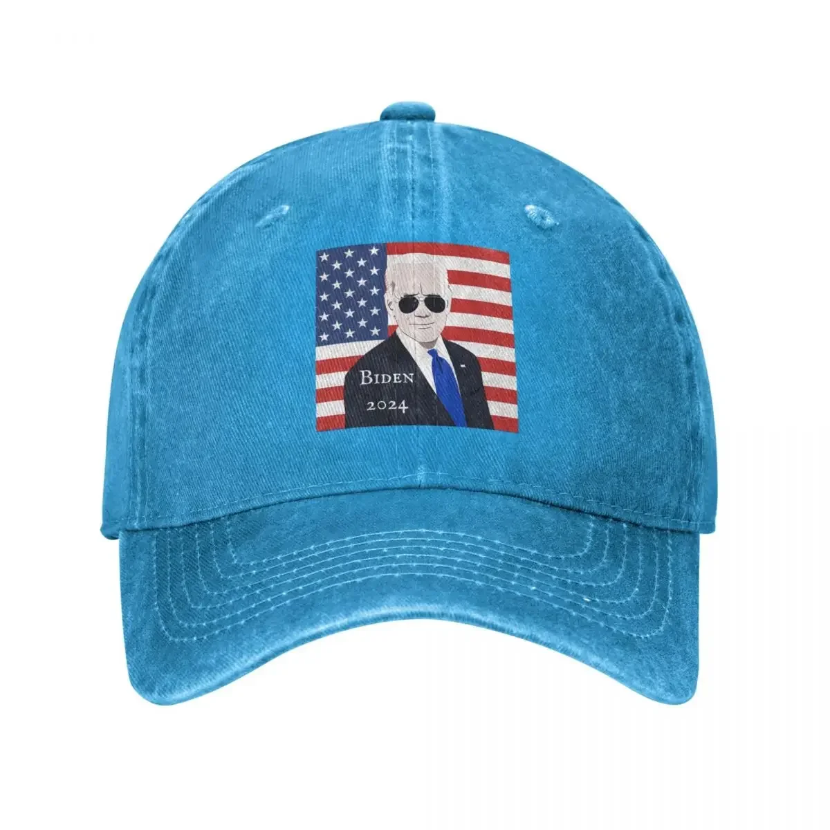 Vintage Vote Joe Biden 2024 US Presidential Election Baseball Cap Men Women Distressed Washed Headwear Outdoor Summer Caps Hat